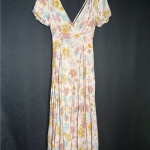 Lulu's Pastel Floral Maxi Dress